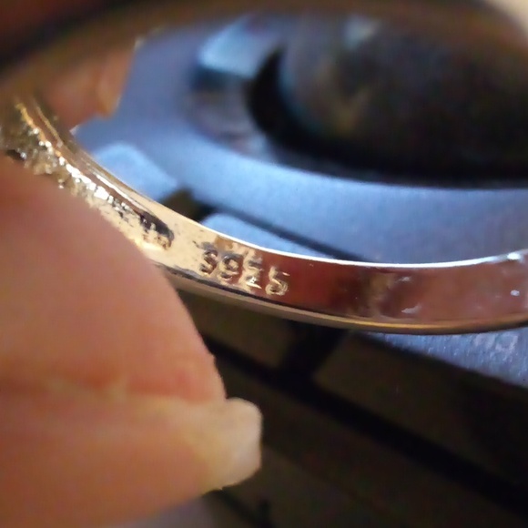 💝2/$20💝NWOT - Sterling Silver Classic Style Crystal Prong Setting Ring - 7 3/4 - Picture 11 of 13